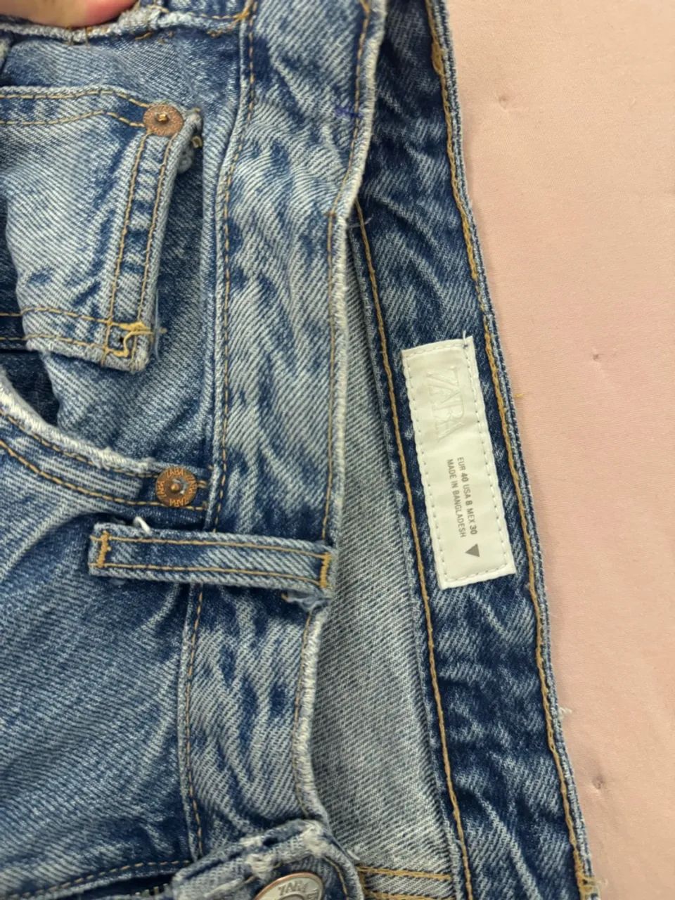Calça Zara com barra feita (tenho 1,55) - Foto 2
