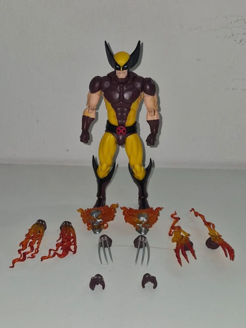 (Figura 2 em 1) Hellverine CT Toys + heads e garras Wolverine - Foto 4