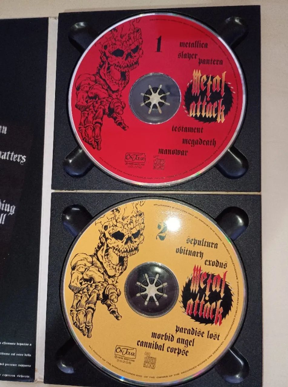 CD duplo raro "Metal Attack - Recorded Live in U.S.A" - Foto 4