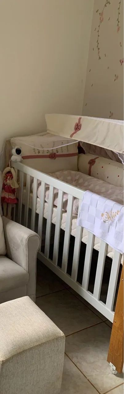 Berço/ mini cama seminovo Tigus Baby - Foto 3