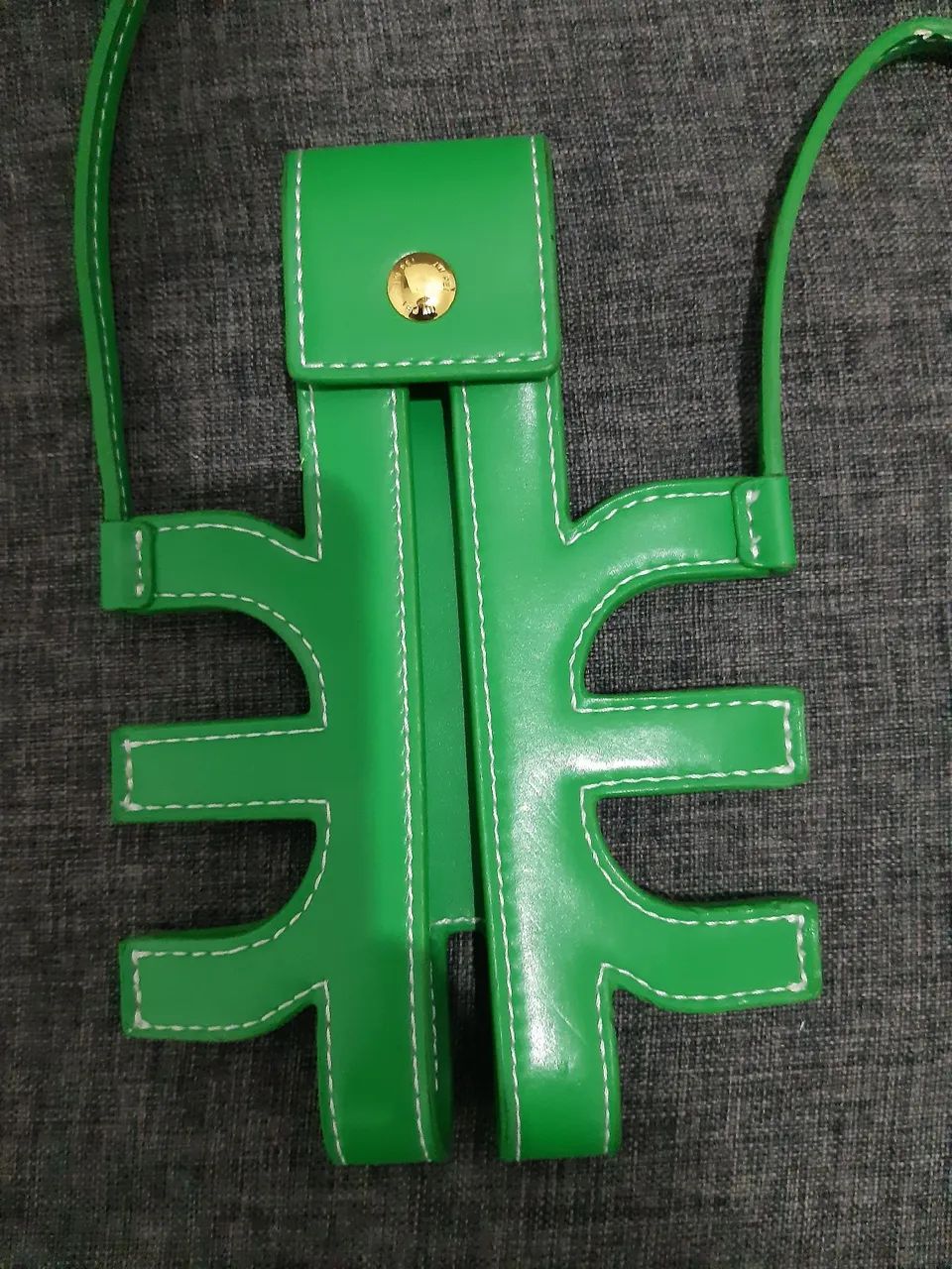 Bolsa para celular Jw Pei original couro vegano - Foto 2
