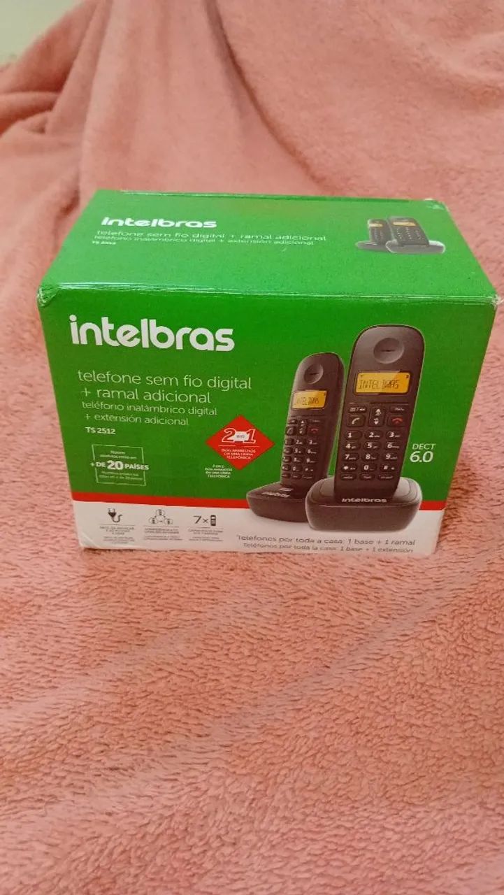 Par de telefone sem fio 