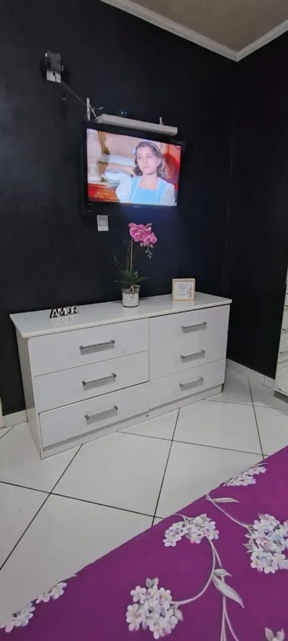 BAIXOU !!! Cômoda branca laqueada 6 gavetas 