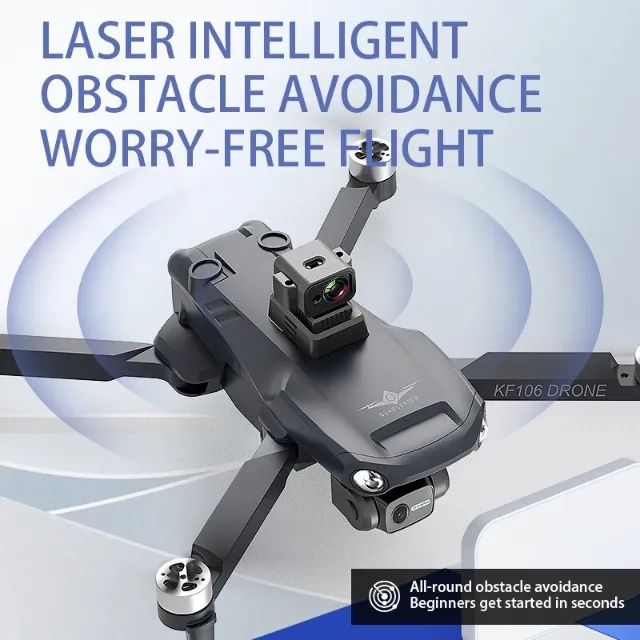 Drone Seminovo Kfplan Kf106 Max - Câmera Wifi 1 Bateria - Foto 2