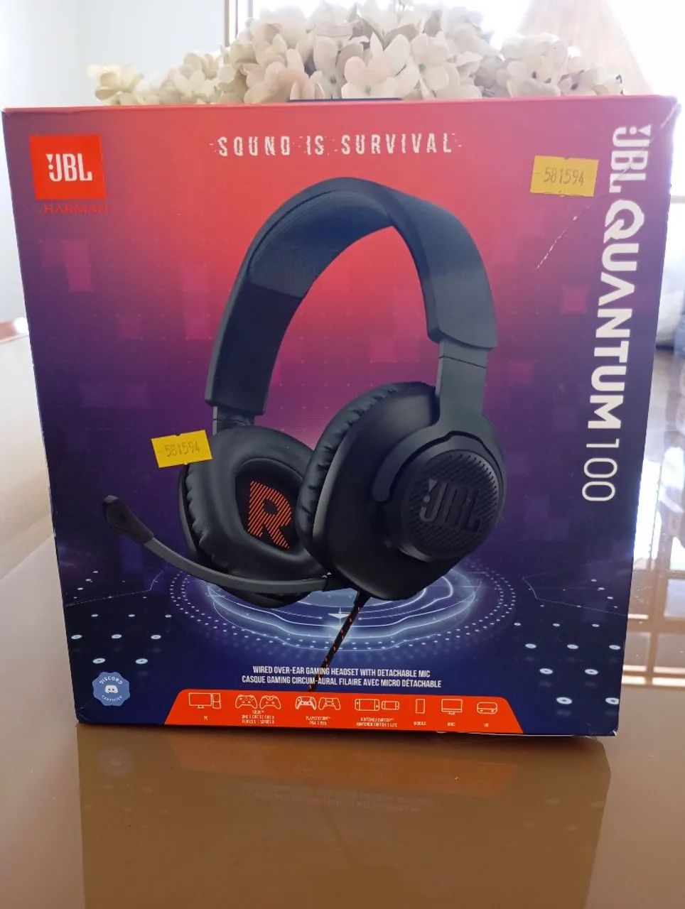 Fone de ouvido JBL - R$80,00