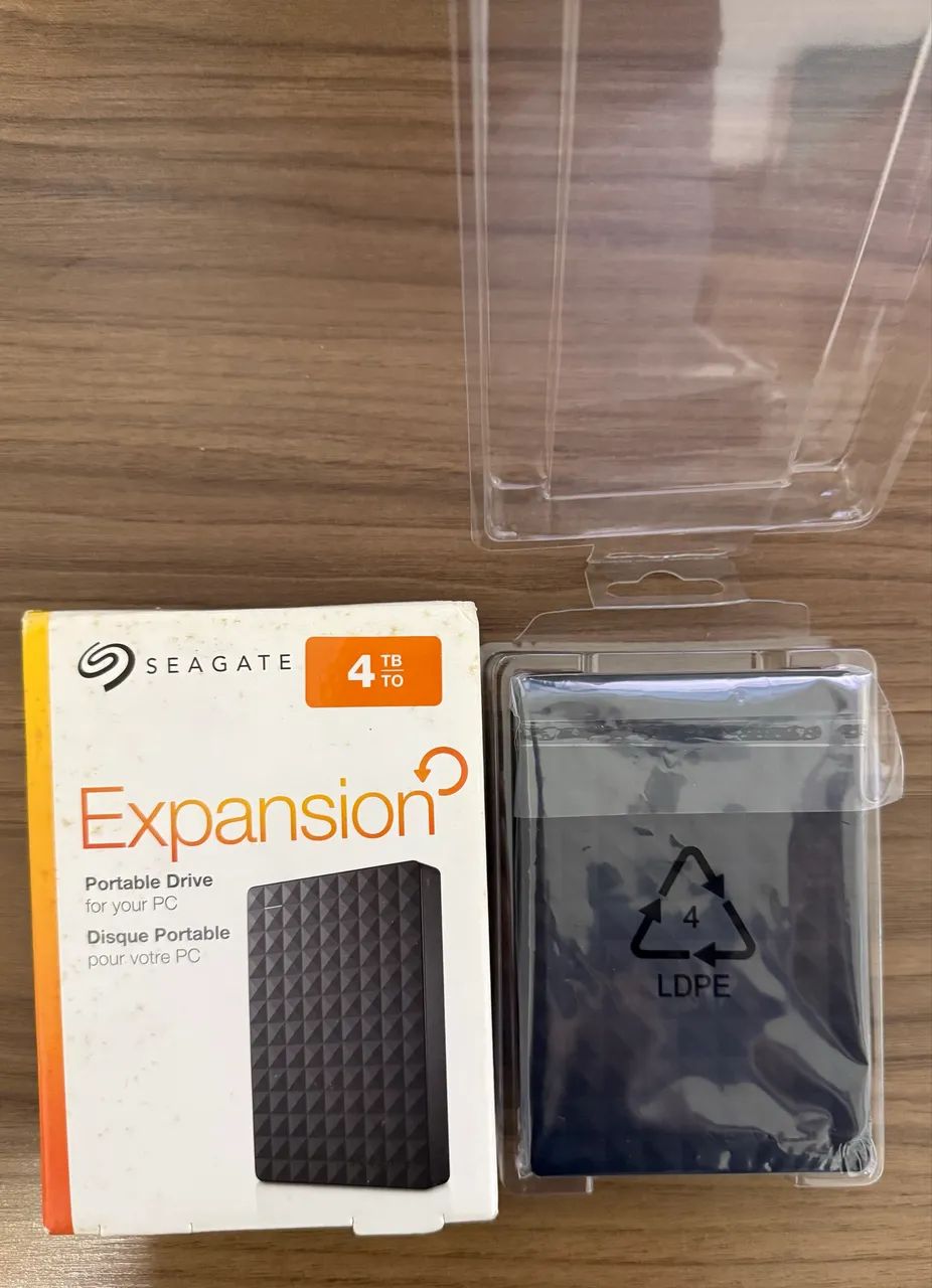 HD Externo Seagate Expansion 4TB - Portátil e Original