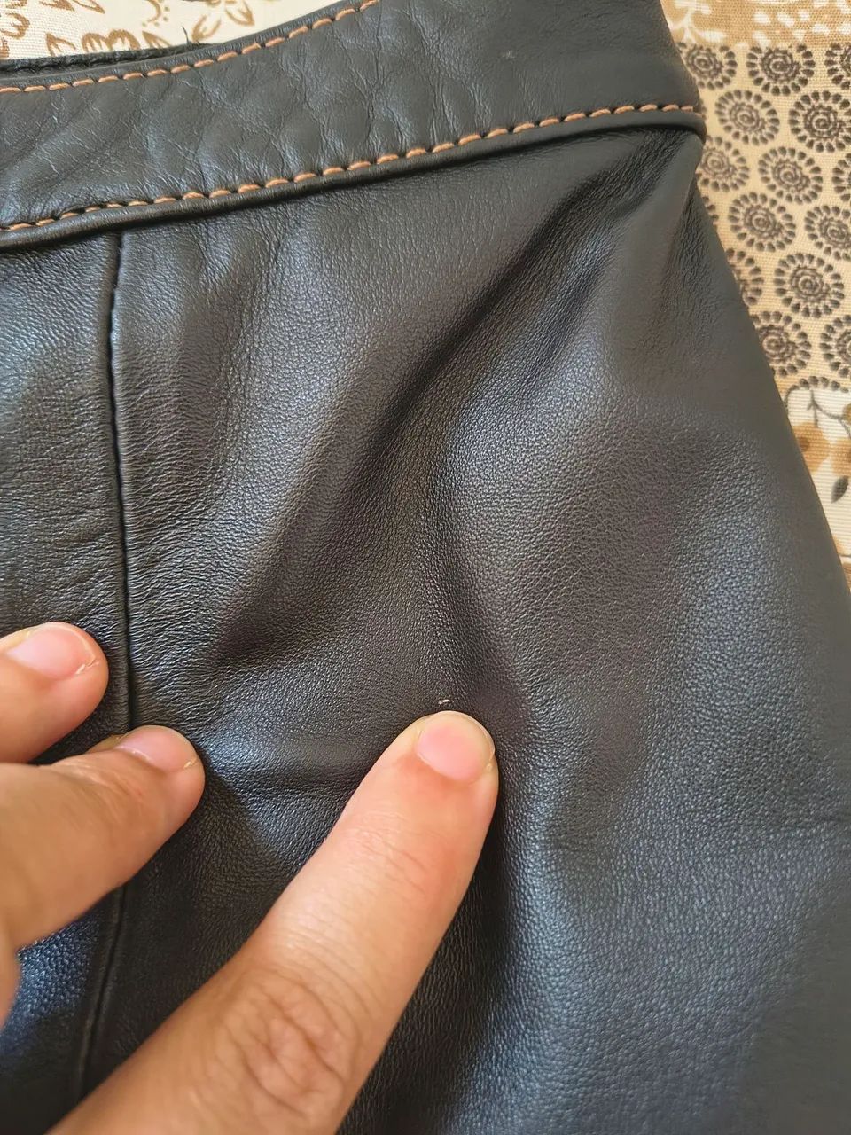 Saia de couro legítimo  - Foto 4