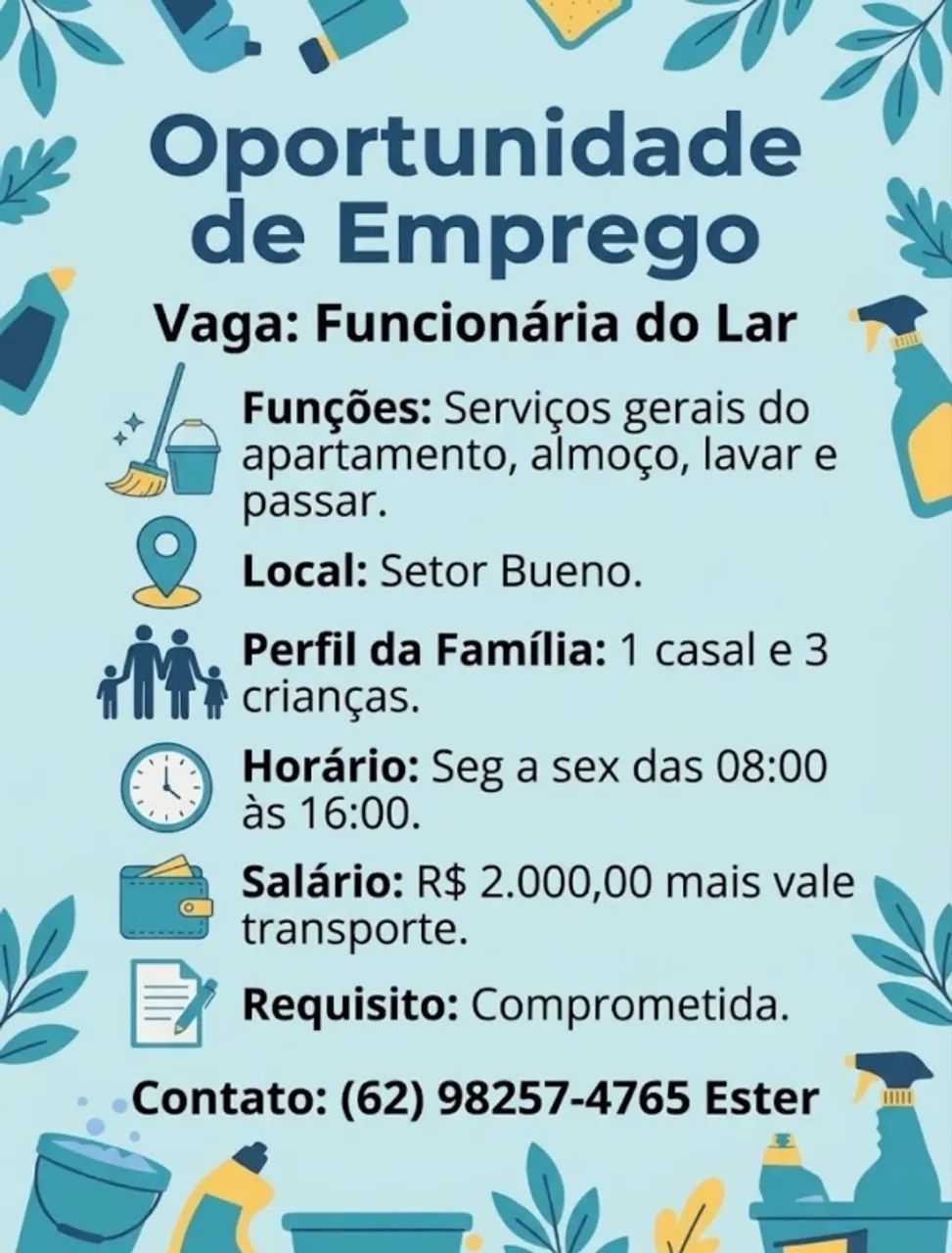 Funcionária doméstica 