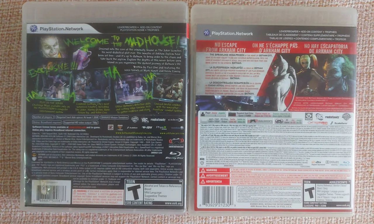 Kit BATMAN ARKHAM CITY+ ARKHAM ASYLUM  - Foto 2