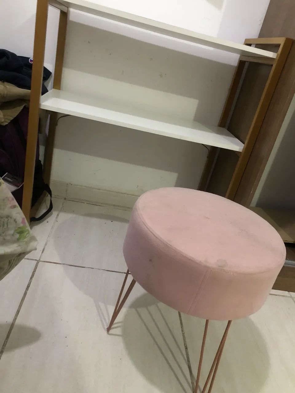 Penteadeira com Puff Rosa  - Foto 3