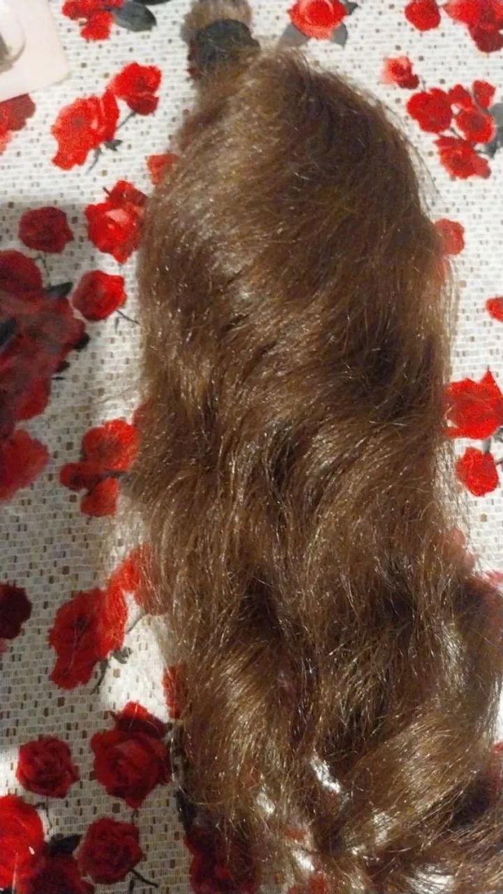Vendo Cabelo Natural Virgem - 51/52 cm - Excelente Qualidade