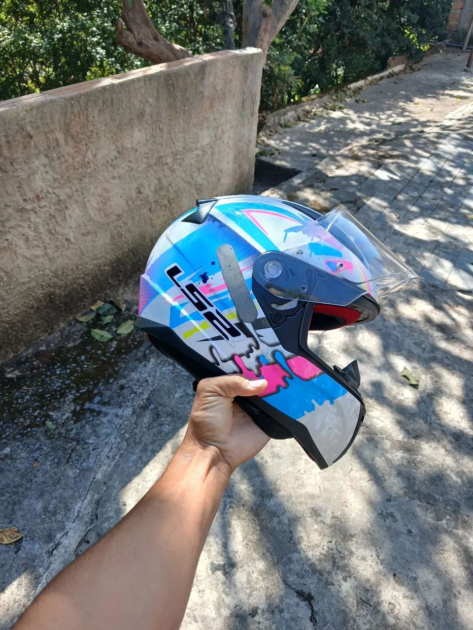 Capacete ls2 tamanho 56 - Foto 4