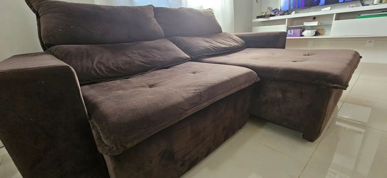 Sofa retrátil e reclinavel 