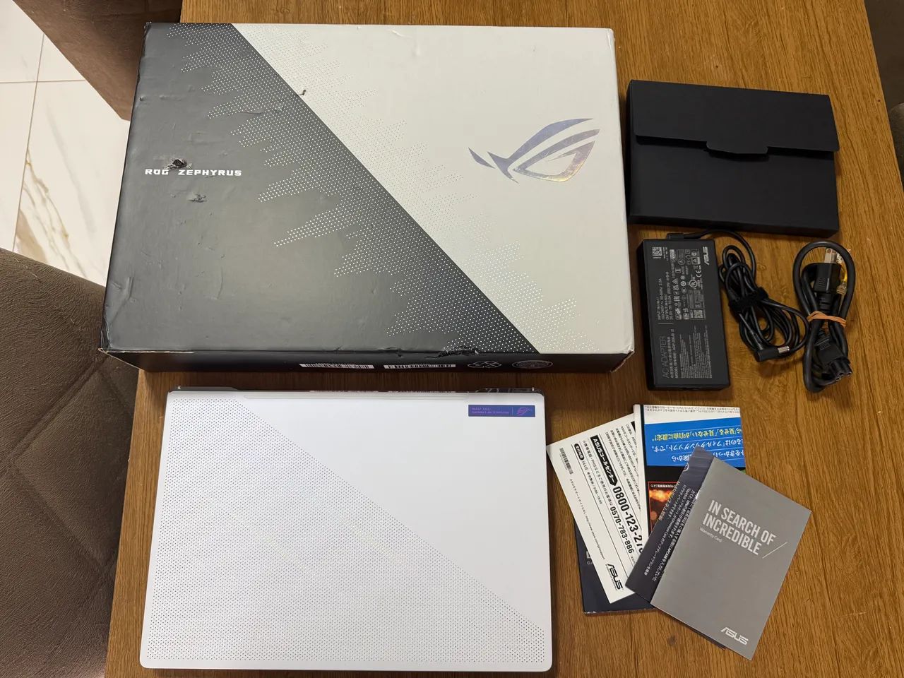 Notebook asus rog branco pérola 