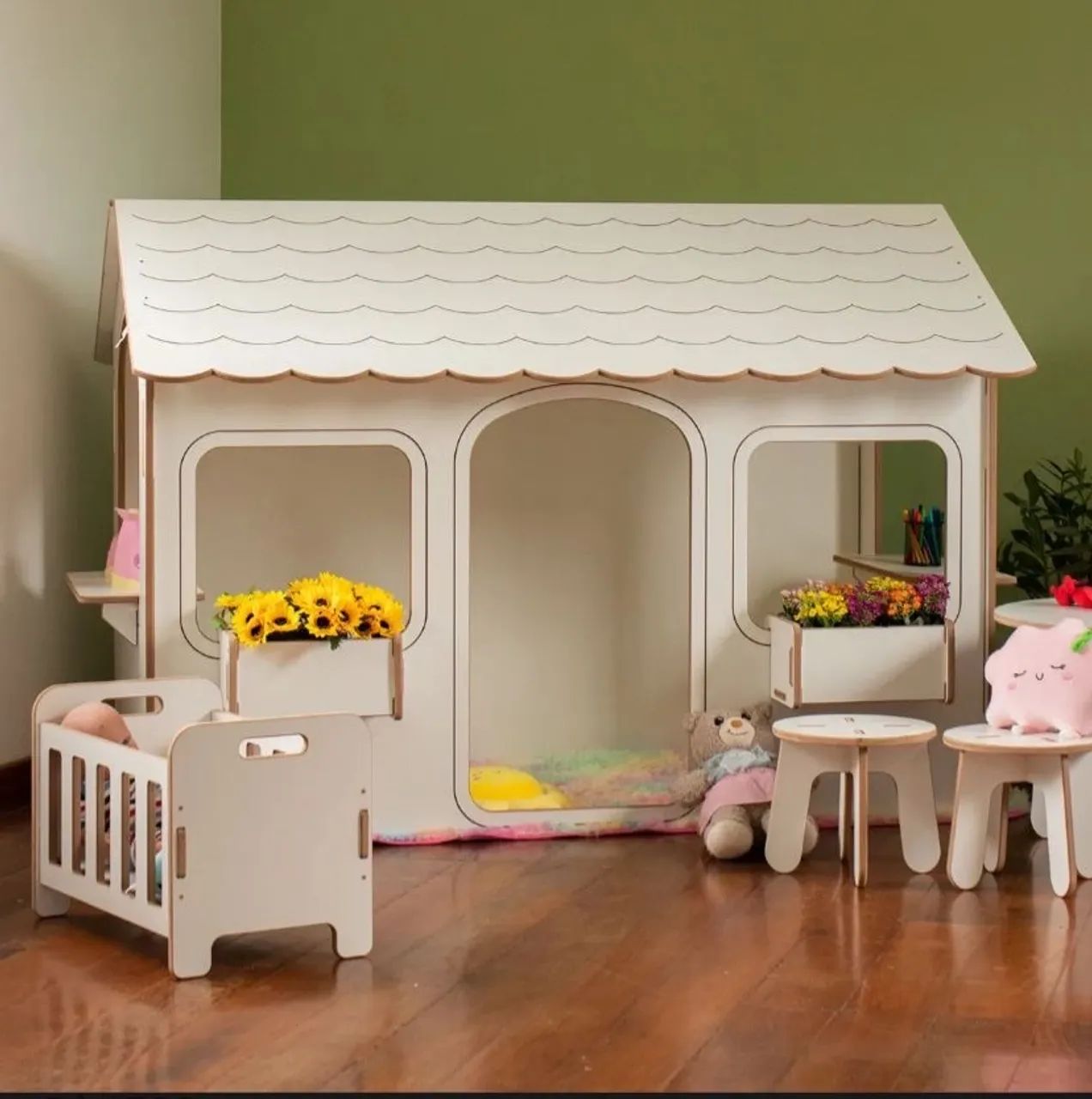 Casinha Infantil Grande 1,9m x 1,2m - Foto 2