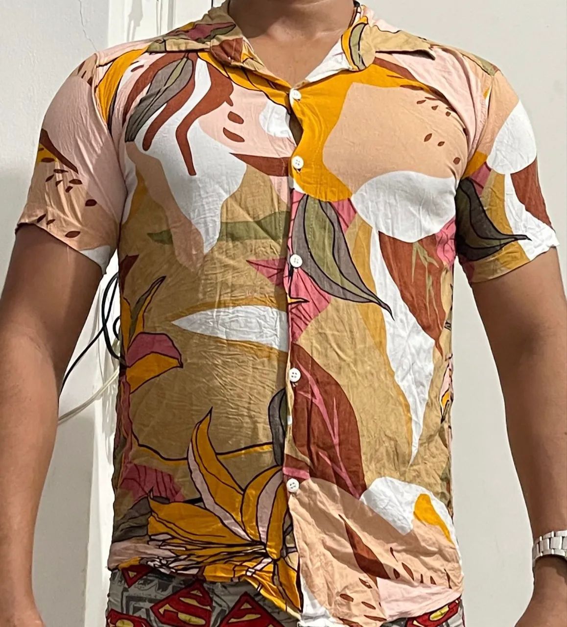 Camisas de botão tamanho p e M