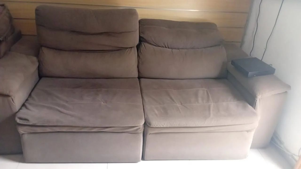 sofa retrátil 2 lugares 