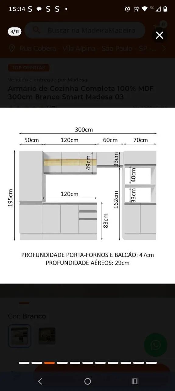 Armário de cozinha  - Foto 2