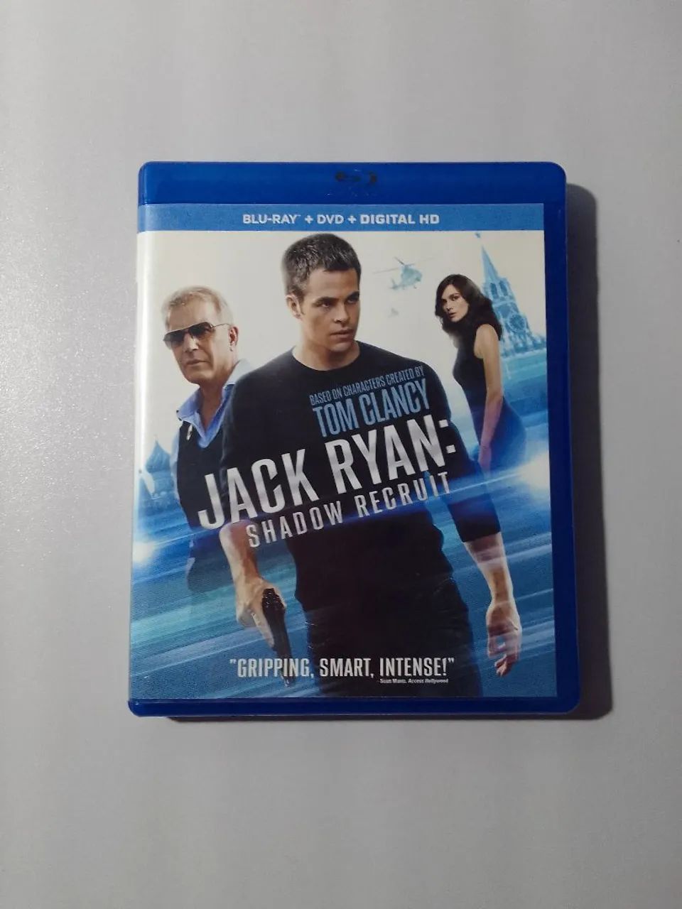 Blu-Ray DUPLO + DVD Operação Sombra: Jack Ryan - importado