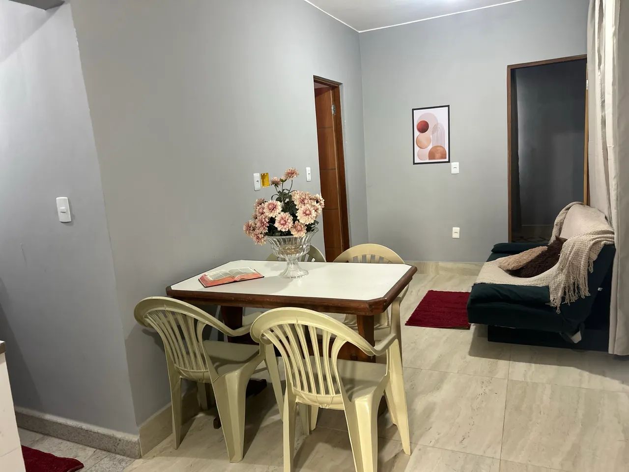 Raridade casa com 3 quartos 1 banheiro quintal com máquina de lavar roupas 16kl - Foto 5