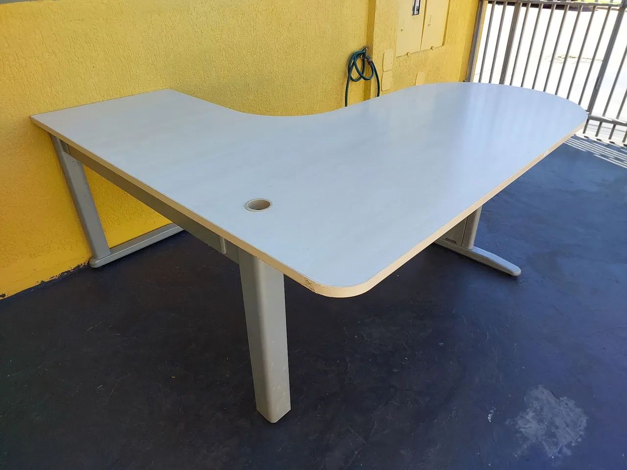 Mesa escritório em L  - Foto 5