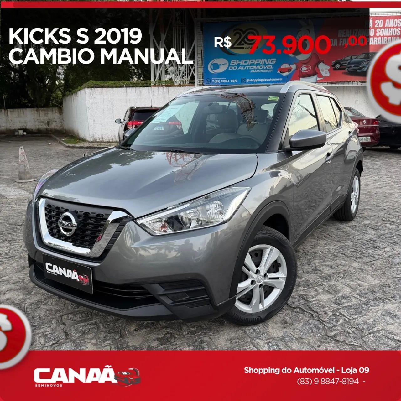 Nissan Kicks KICKS S 1.6 16V FlexStar 5p Mec. 2019