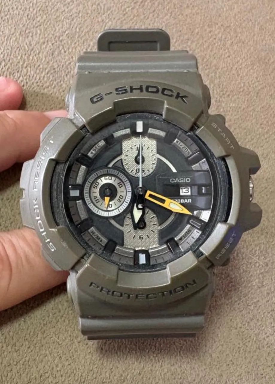 Relógio Casio G-Shock original modelo GAC-100, módulo 5277 - Foto 5