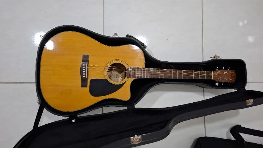 Violão Acústico Fender Classic Design Cd-60ce com case!