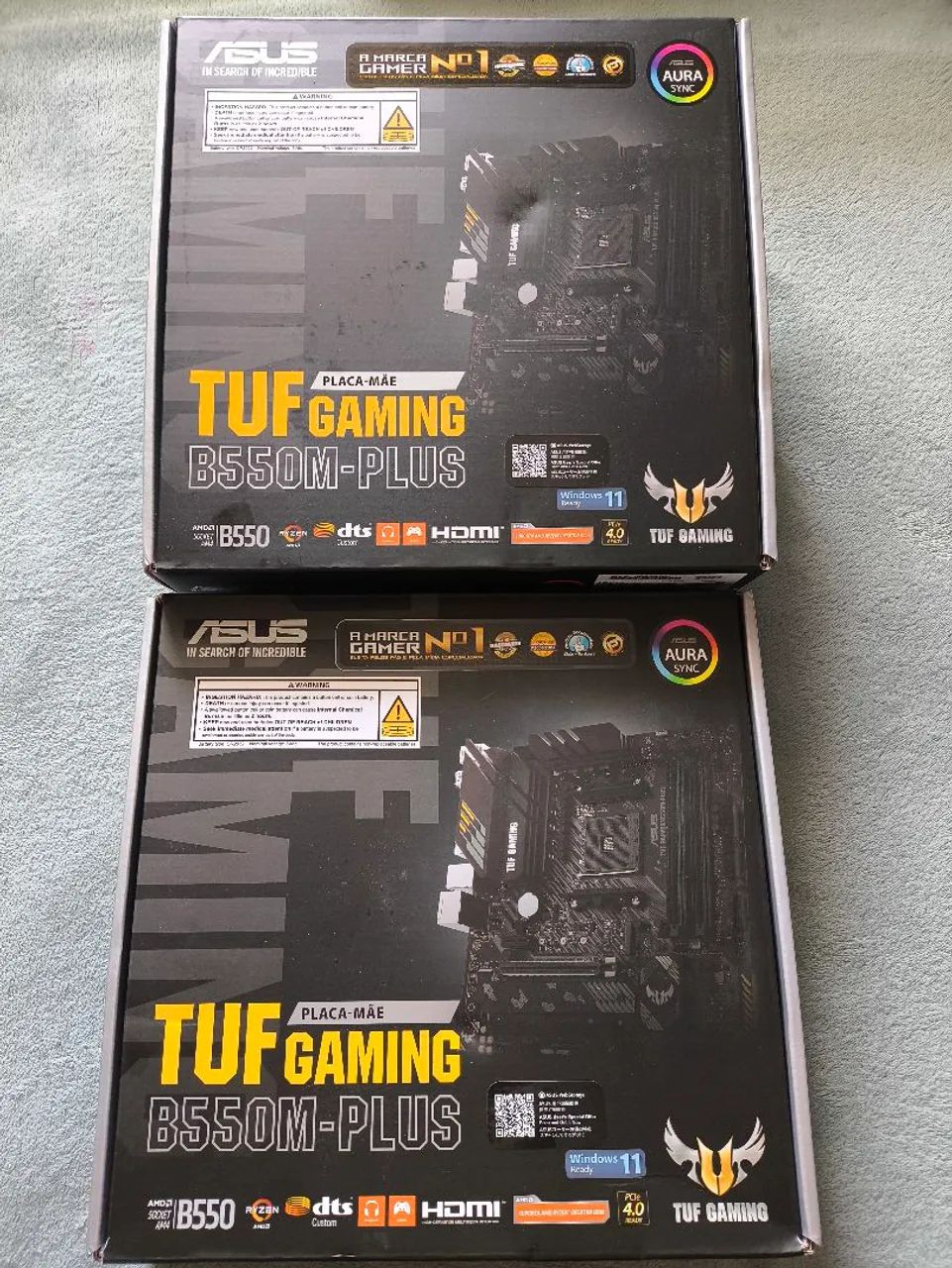 Placa-mãe ASUS TUF Gaming B550M-PLUS | Ryzen | Nova - Foto 5