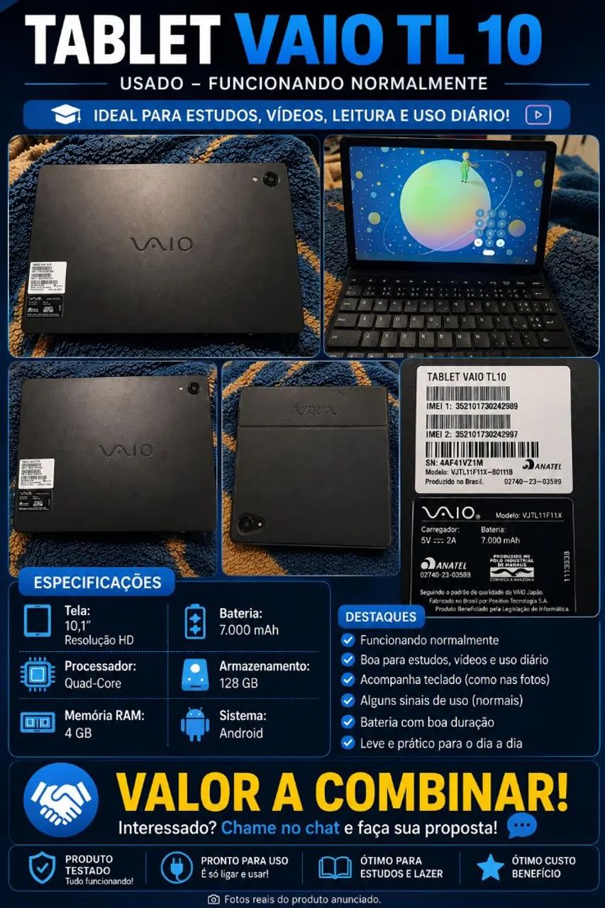 Tablet- Vaio TL10