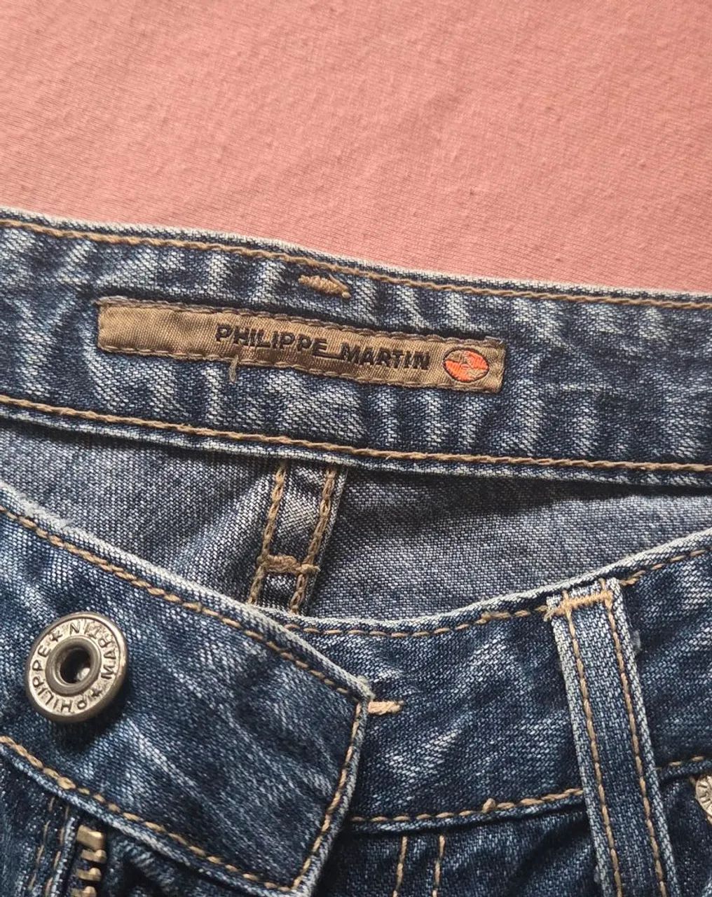 Calça jeans flare Y2K Philippe Martin (anos 2000) - Foto 4