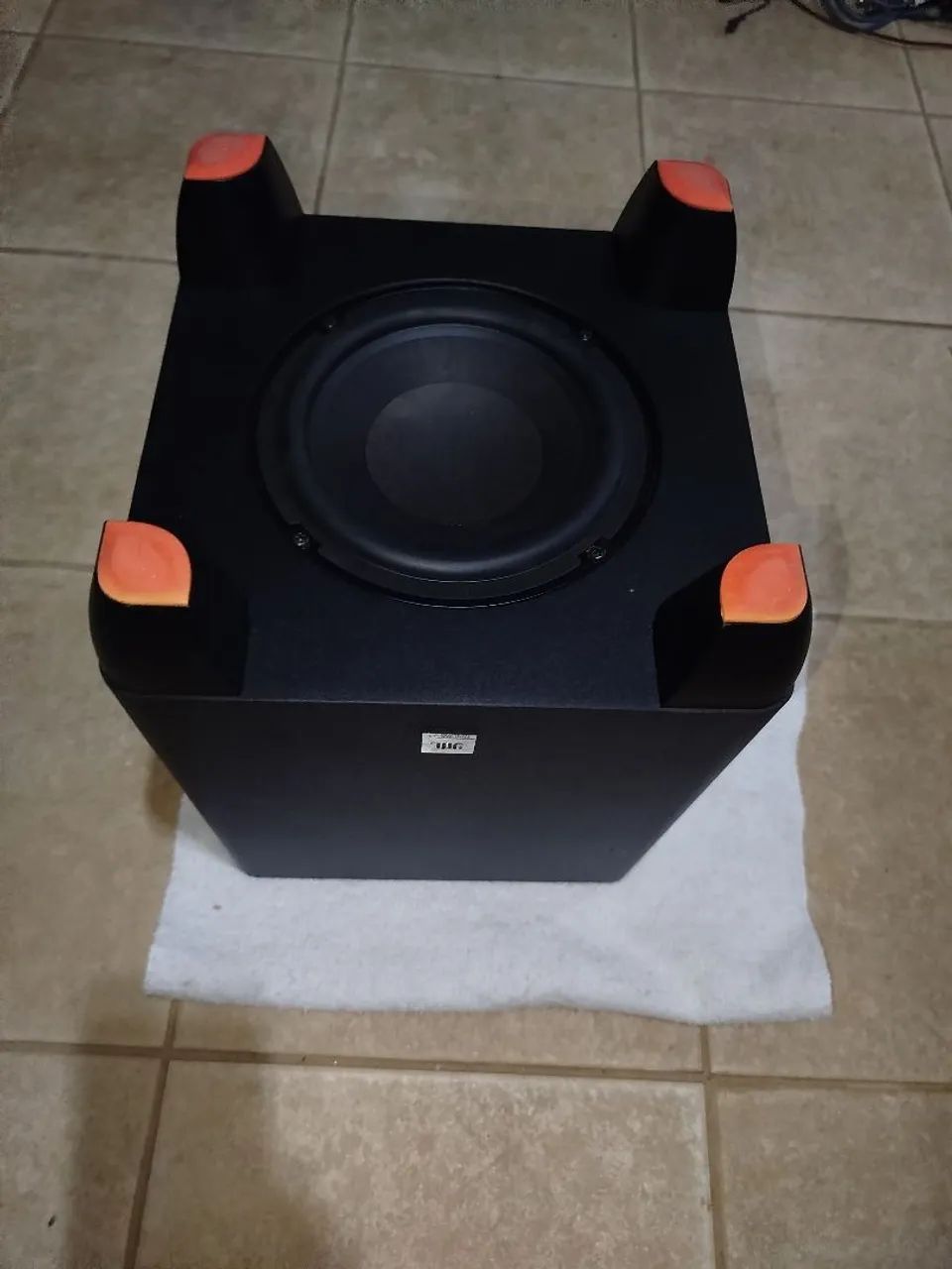 Subwoofer JBL CI8P Ativo 100W 8 Polegadas Preto - Foto 5