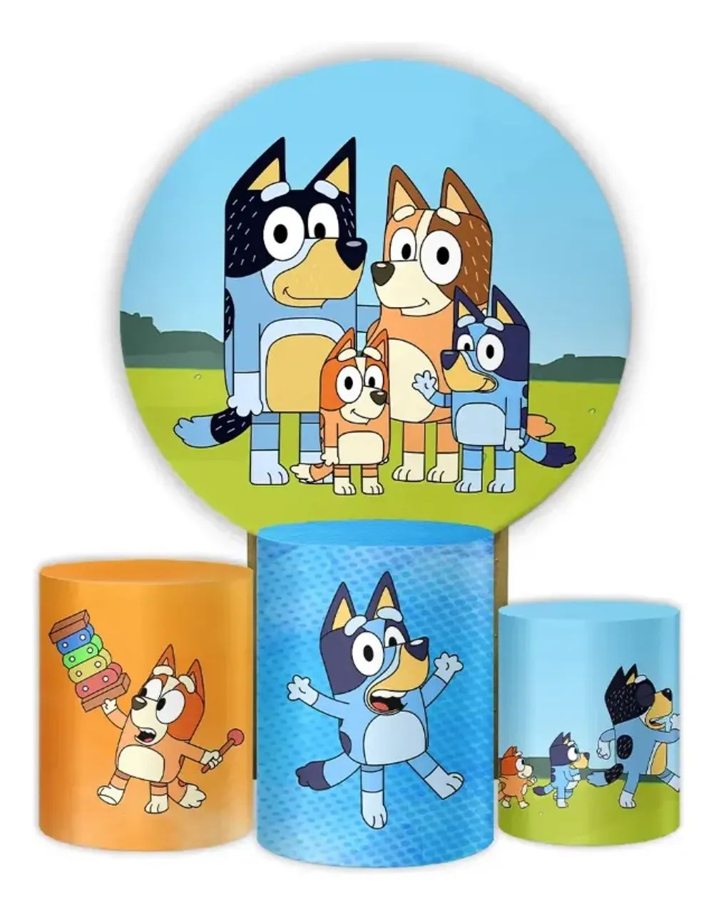 Aluguel de Kits de Decoração - tema Bluey - Foto 2