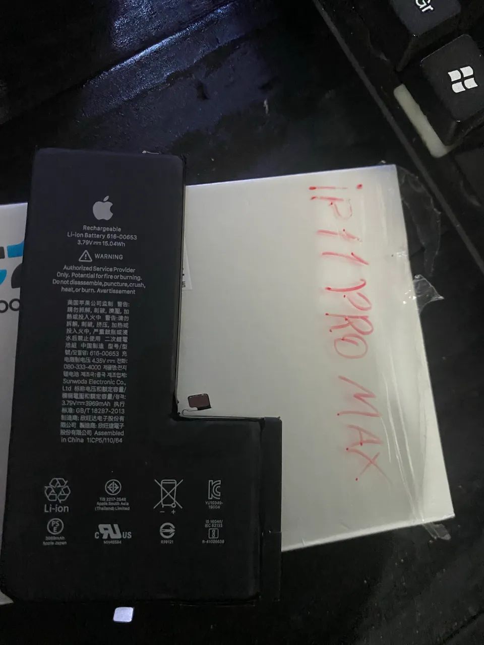 Bateria semi nova iphone 11 pro max