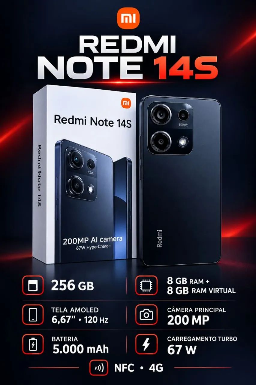 Redmi Note 14s 256 GB NFC 