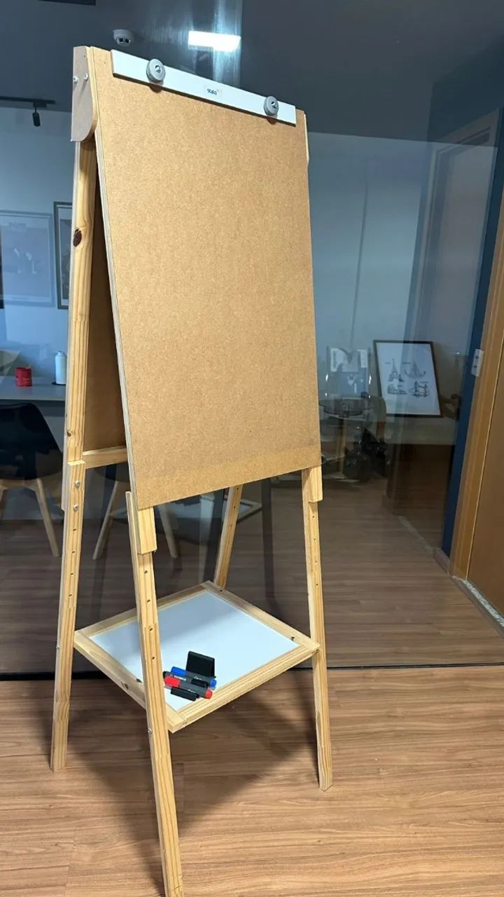 Cavalete Para Flip-chart Madeira 1,80mts - Foto 2