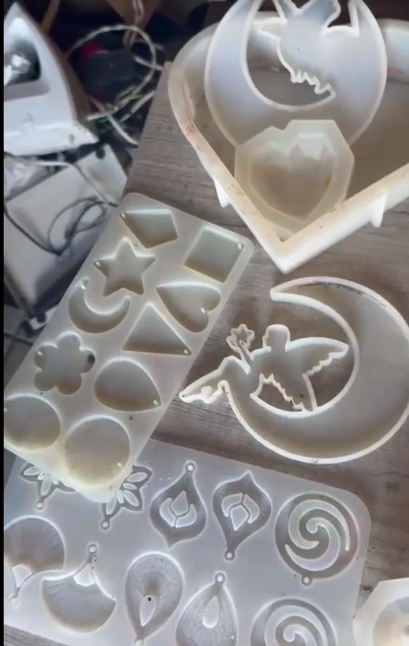 LOTE DE MOLDES DE SILICONE - DIVERSOS MODELOS - Foto 3