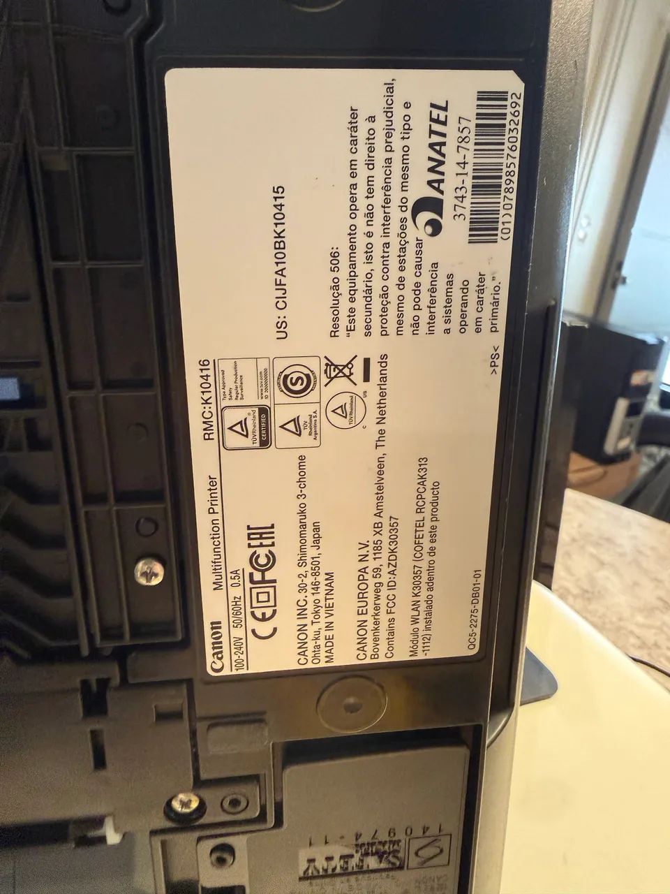 Impressora Multifuncional Canon PIXMA E481 com Wi Fi e Fax - Foto 4