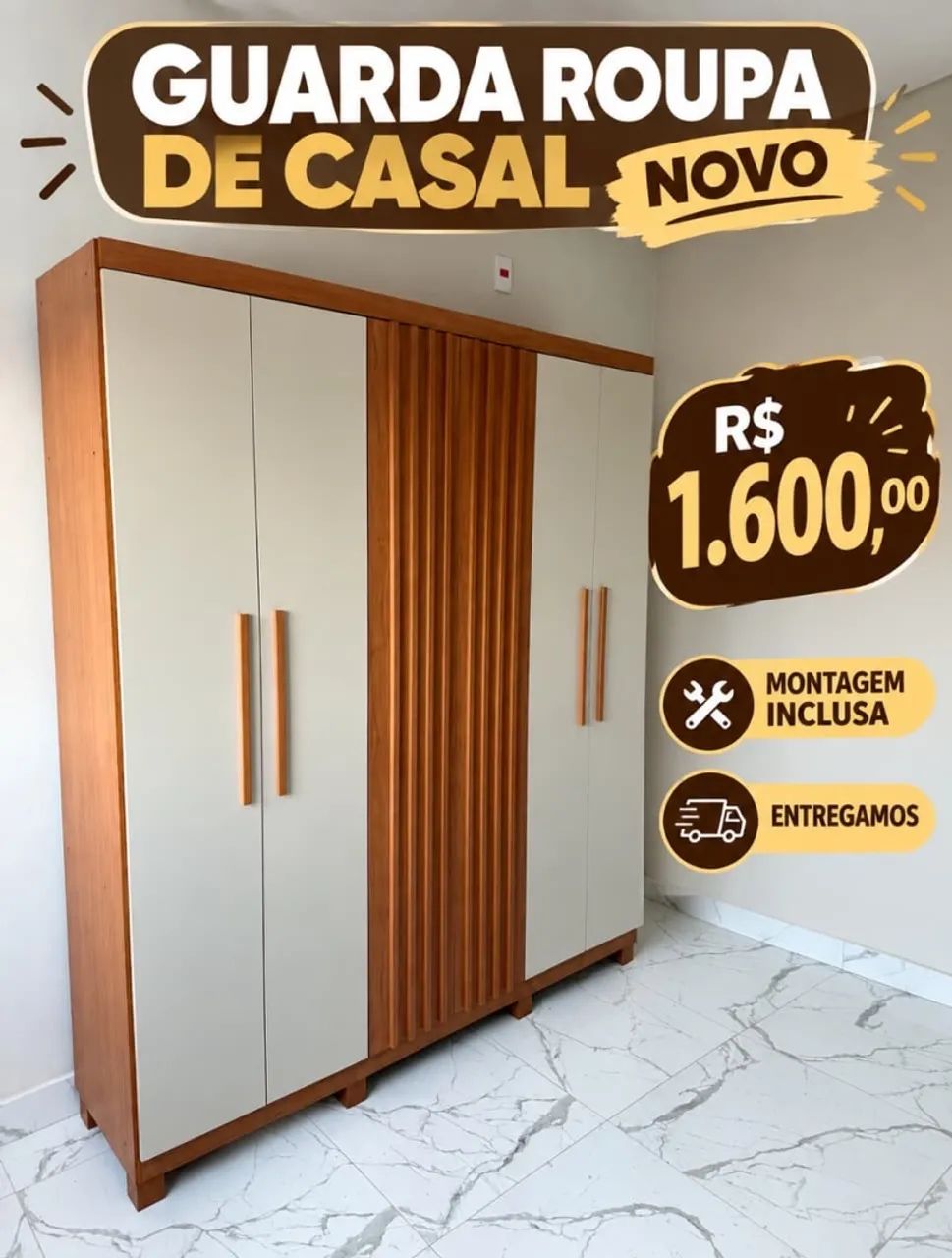 GUARDA ROUPA CASAL 