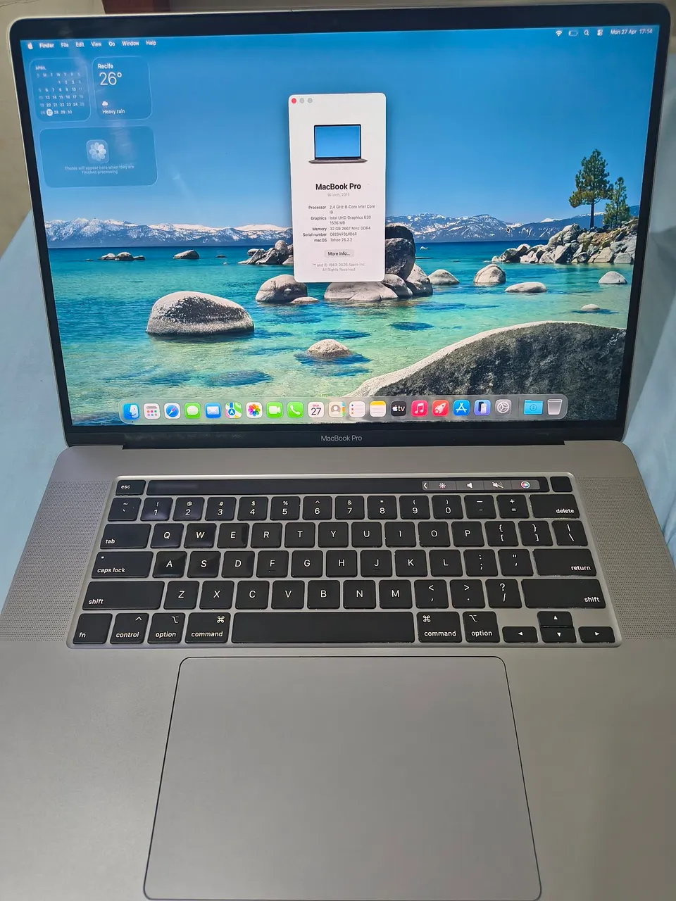 Macbook Pro 2019 32GB / i9 / 1TB 16 Pol - Notebooks - Areias