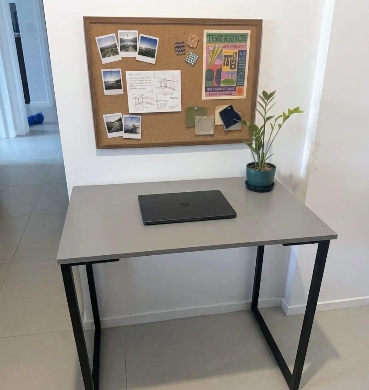Mesa escritório estilo industrial 80x52 - Foto 2