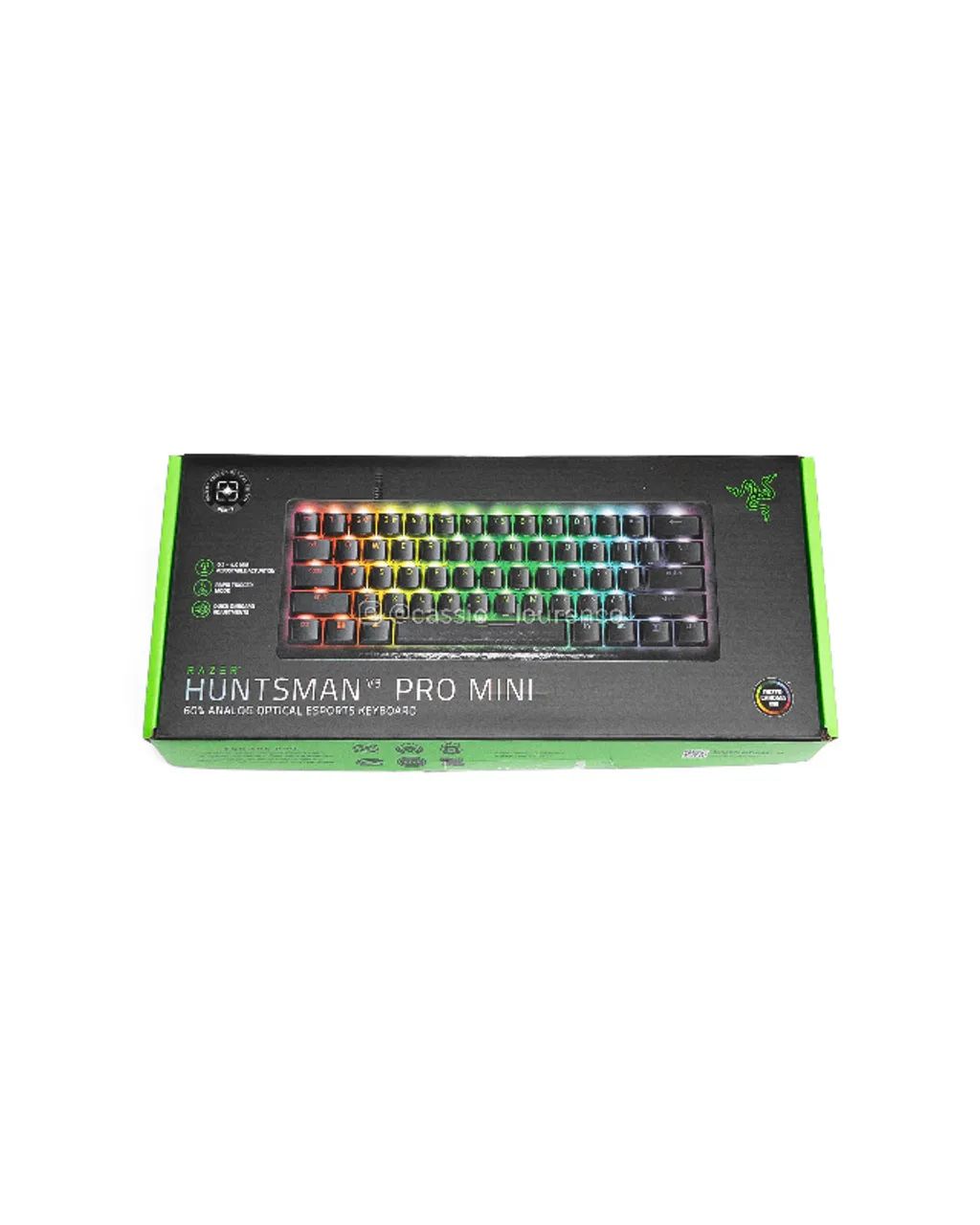 teclado razer huntsman v3 pro mini em preto - Foto 3