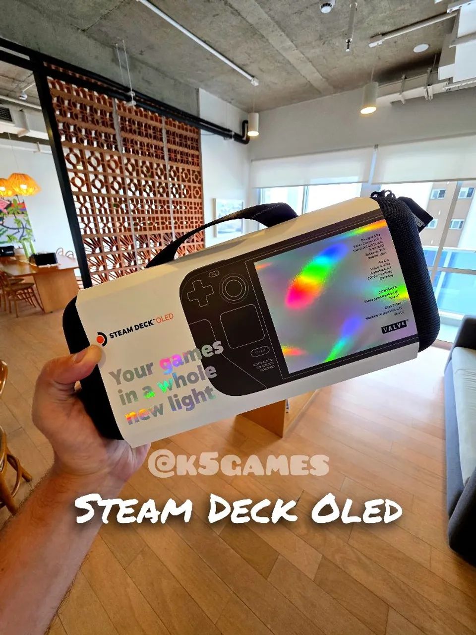 Steam Deck OLED 512GB - Lacrado - COMPRE COM SEGURANÇA ABC SP