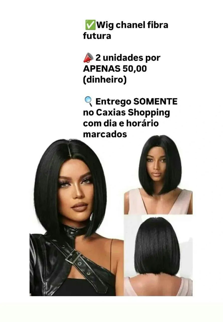 2 WIGS (PERUCAS) PELO PREÇO DE 1 
