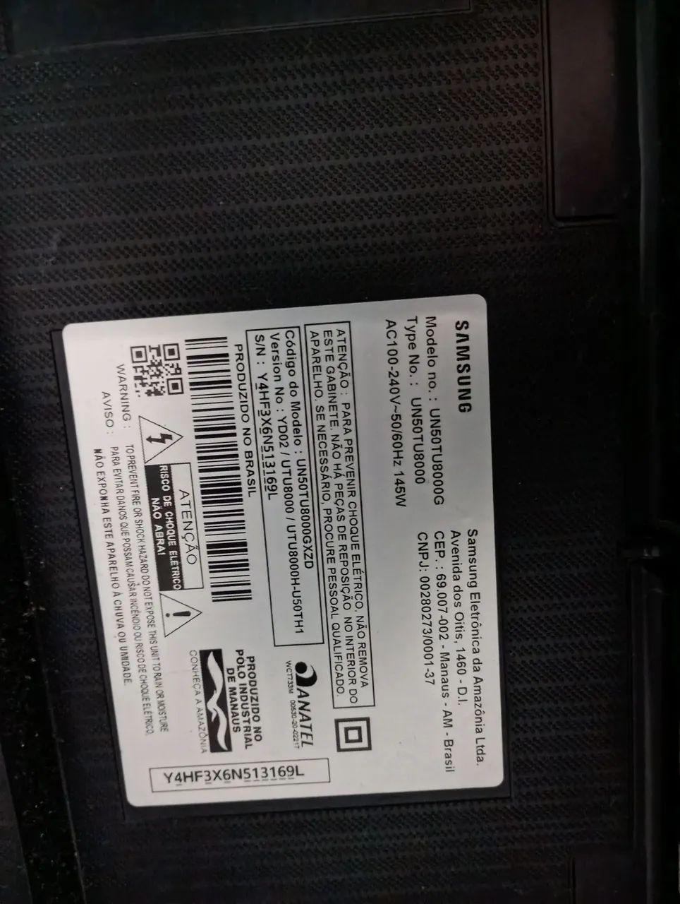 Tv pra retirada de peças 
