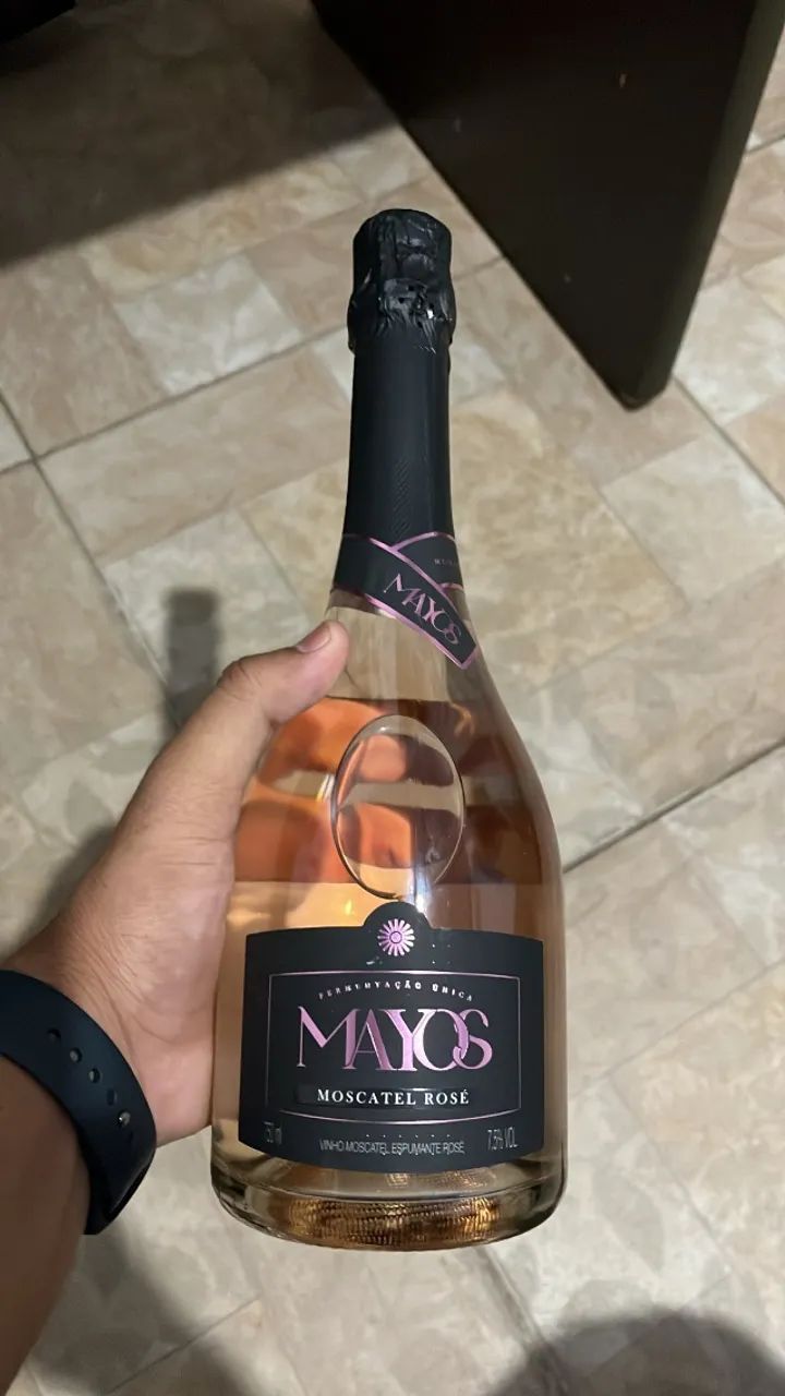 Vinho Moscatel Espumante Rose