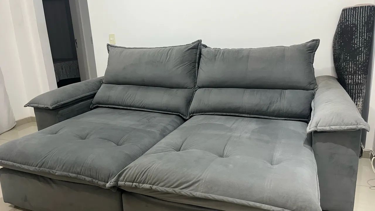  Sofá Retrátil Pillow Top - Foto 4