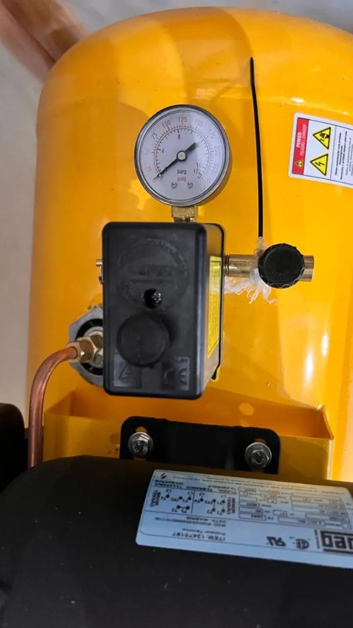 Compressor de ar vonder vdcsv 10/100 e 140 lbf novo - Foto 2