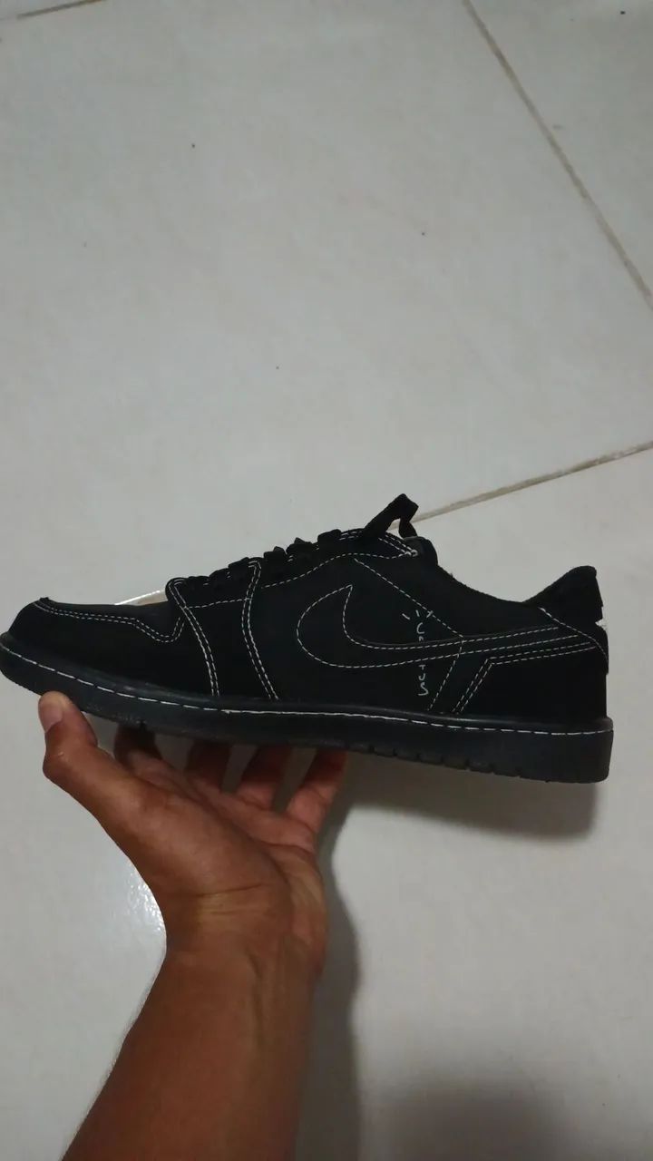 Air Jordan low Travis Scott Black Phanton - Foto 4