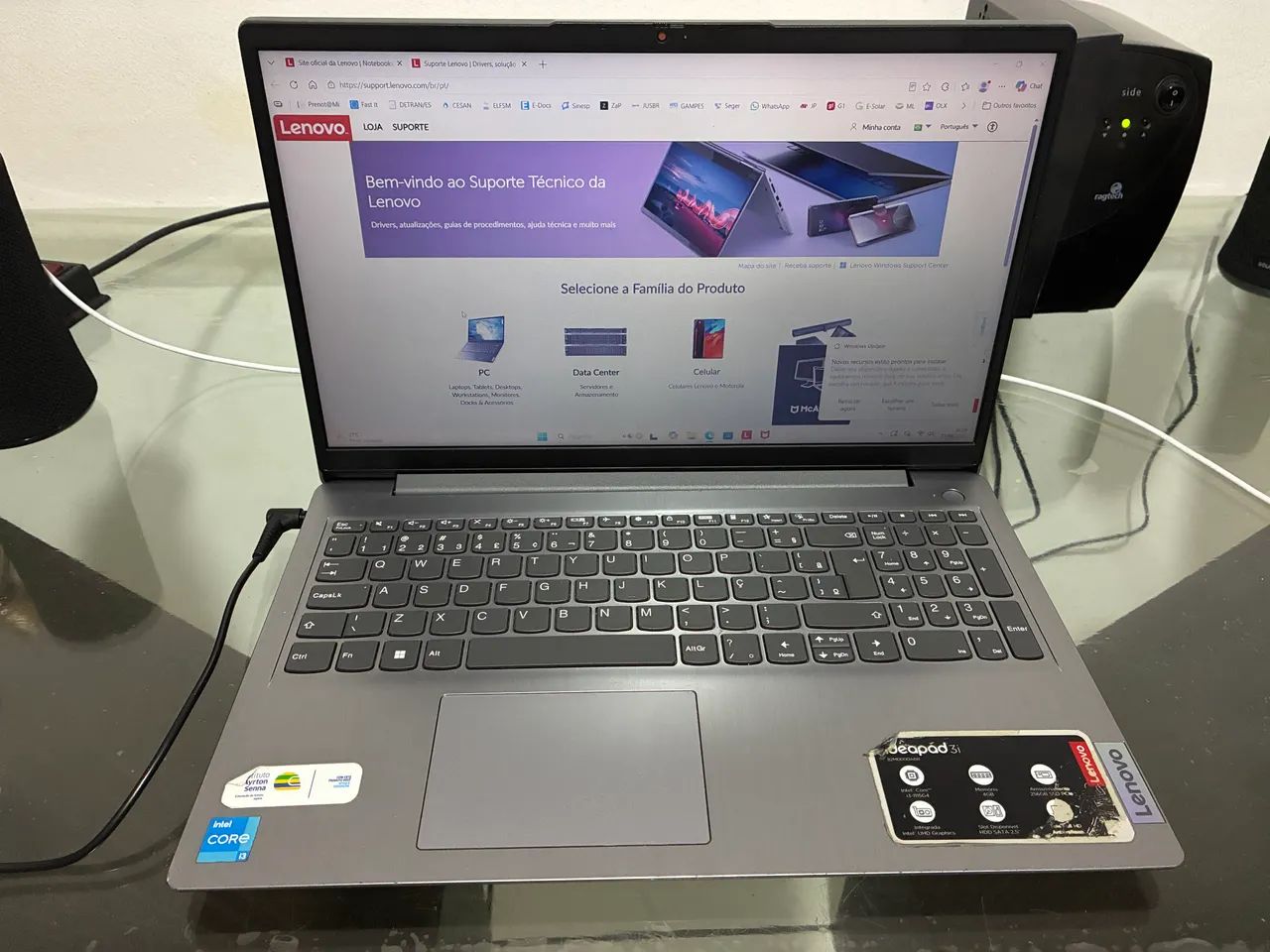Notebook Lenovo Ideapad 3 15ITL6 I3 11ª Geração